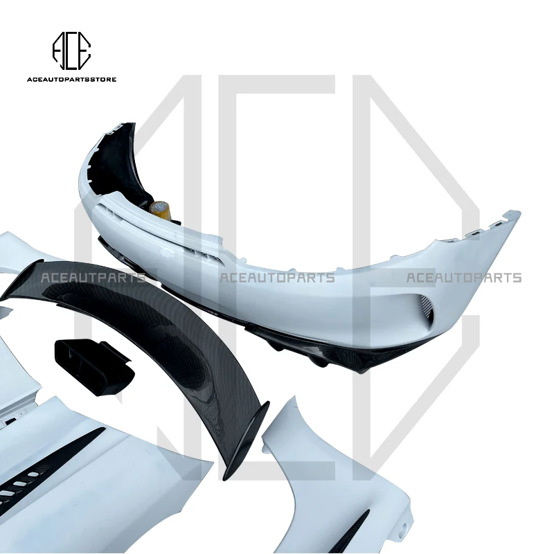 Для Benz GT AMG Обновление GTR стиля заднего крыла Комплекты кузова Передний задний