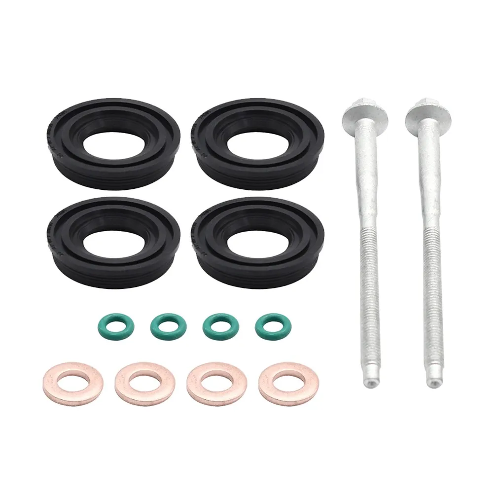 

Injector Seal Kit for Ford, Injector Seals + Washers + O-rings + Bolts Fit for Ford