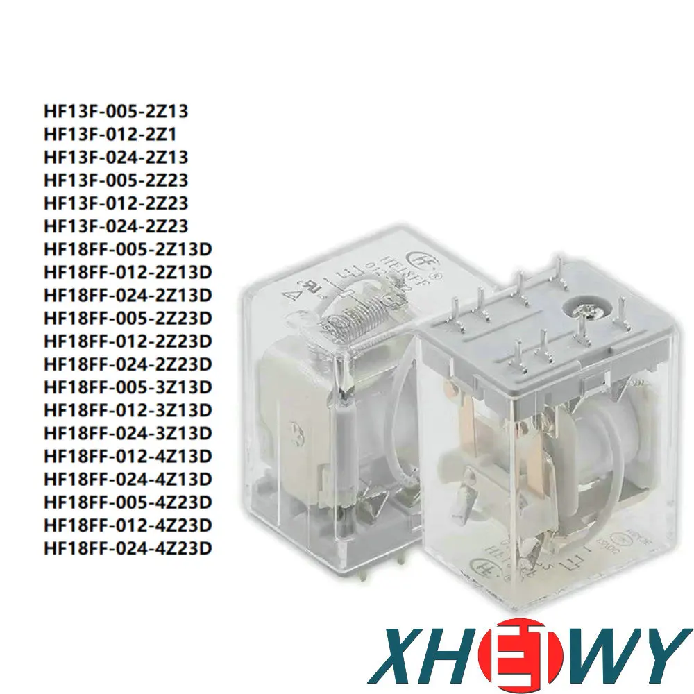 Реле HF13F HF18FF 005 012 024 A220 2Z13 2Z23 2Z13D 2Z23D 3Z13D 4Z13D 4Z23D HF18FF-005-2Z13D HF18FF-012-3Z13D HF18FF-024-4Z23D