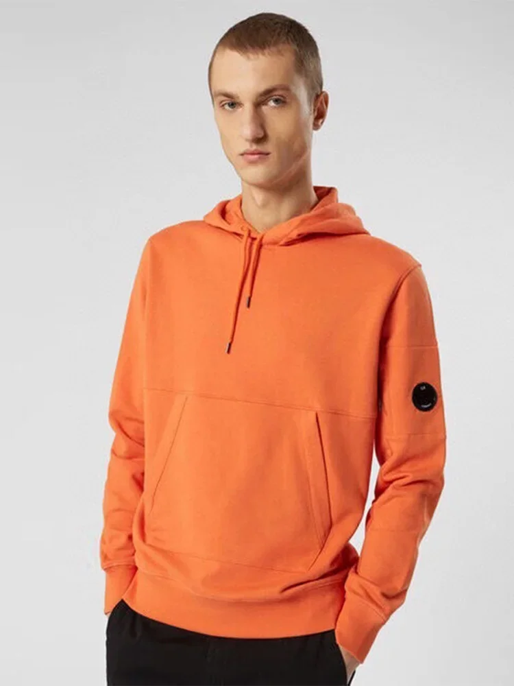 Мужская и женская свободная повседневная толстовка с капюшоном карманом на