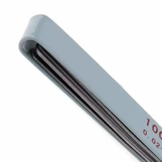 

1 шт. 0,02-1 мм, 17 лезвий, толщина зазора, метрический заливной щуп, измерительный инструмент, щуп, метрический наполнитель зазора для клапана двигателя