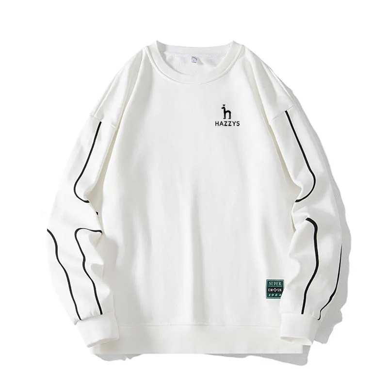 Men HAZZYS Golf Wear Men's Hoodies Hip Hop Spring Autumn Loose Pullover Streetwear O-Neck Casual Sweatshirt Big Size 8XL