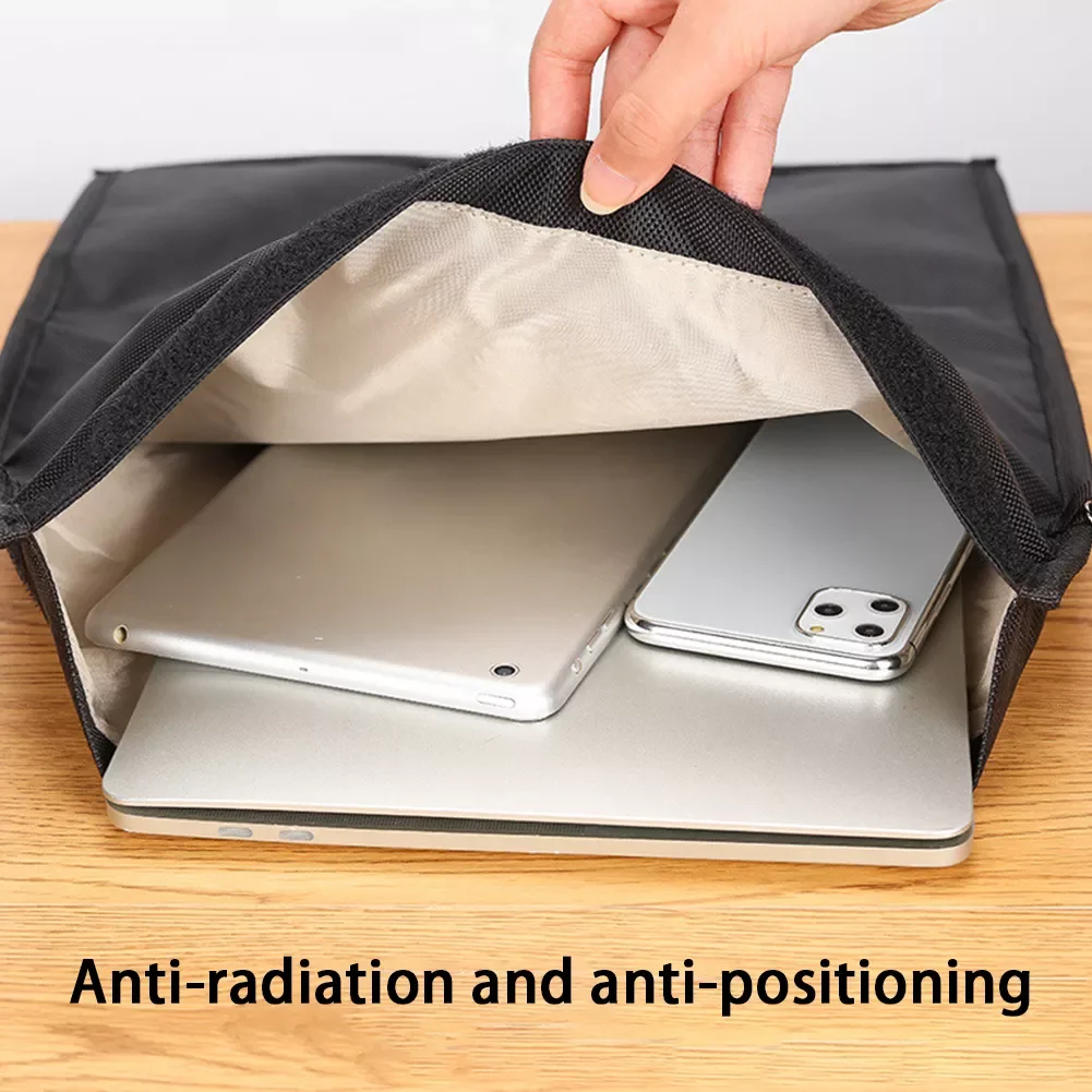 

Electronic Equipment EMF Protection Shield Wallet Signal Blocking Easy Clean Cell Phone Portable Faraday Bag Universal Tablet