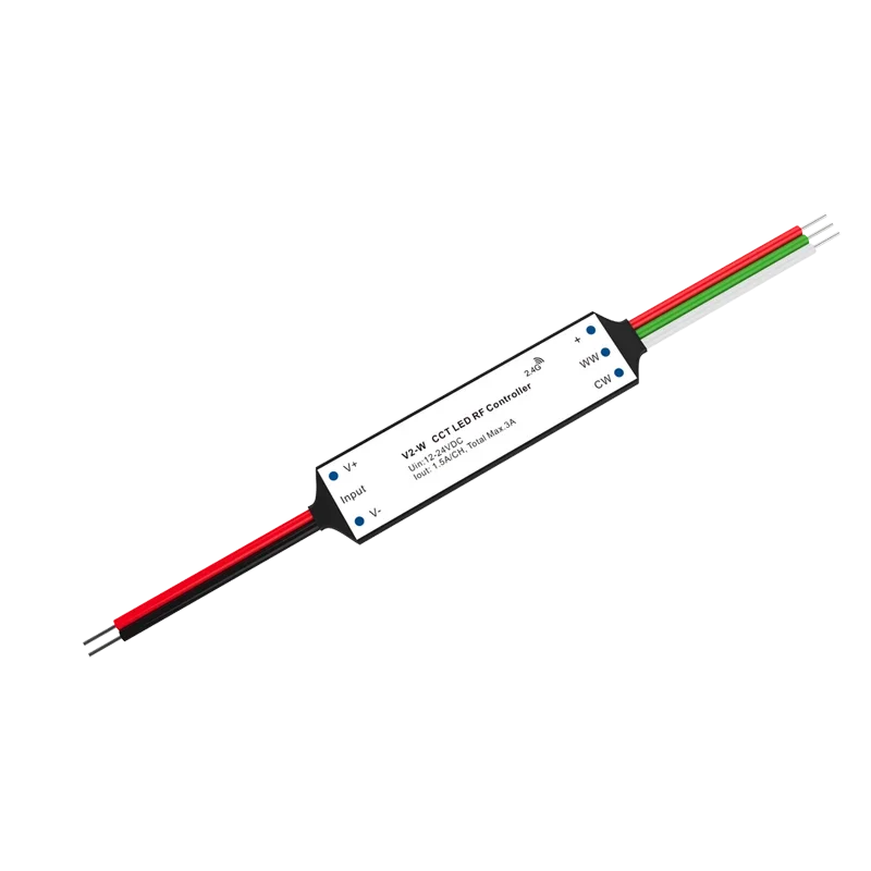 2-канальный светодиодный контроллер CCT 2 4 ГГц пульт дистанционного управления для