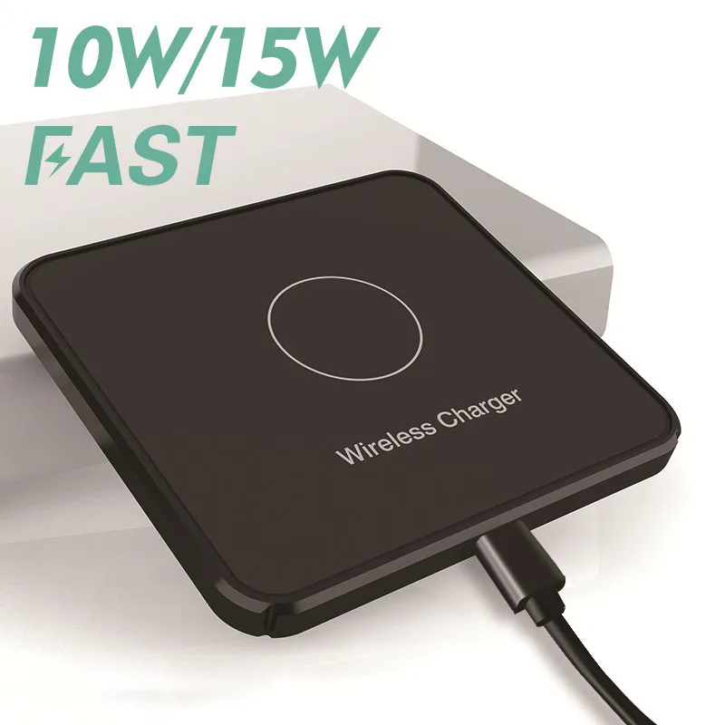 

QI iPhone Charger Wireless 11 Pro 8 X XR XS Max 10W USB Apple Wireless Fast Charger Pad for iPhone Samsung Huawei Xiaomi