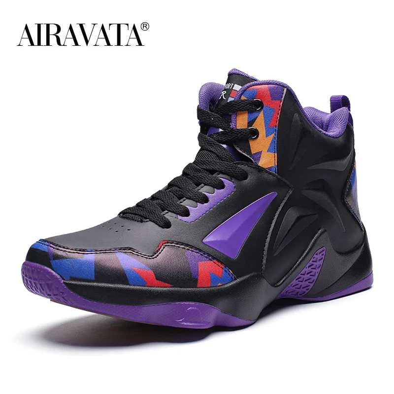 Mens Basketball Shoes Women Sneakers Comfortable Cushioning Non-Slip Sport Shoes Gym Training Athletic Footwear Size 35-46