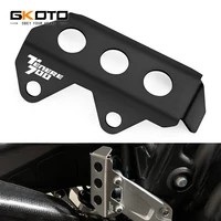 motorcycle cnc gear shift lever protective cover rear brake master cylinder guard for yamaha tenere700 xt700z tenere 700