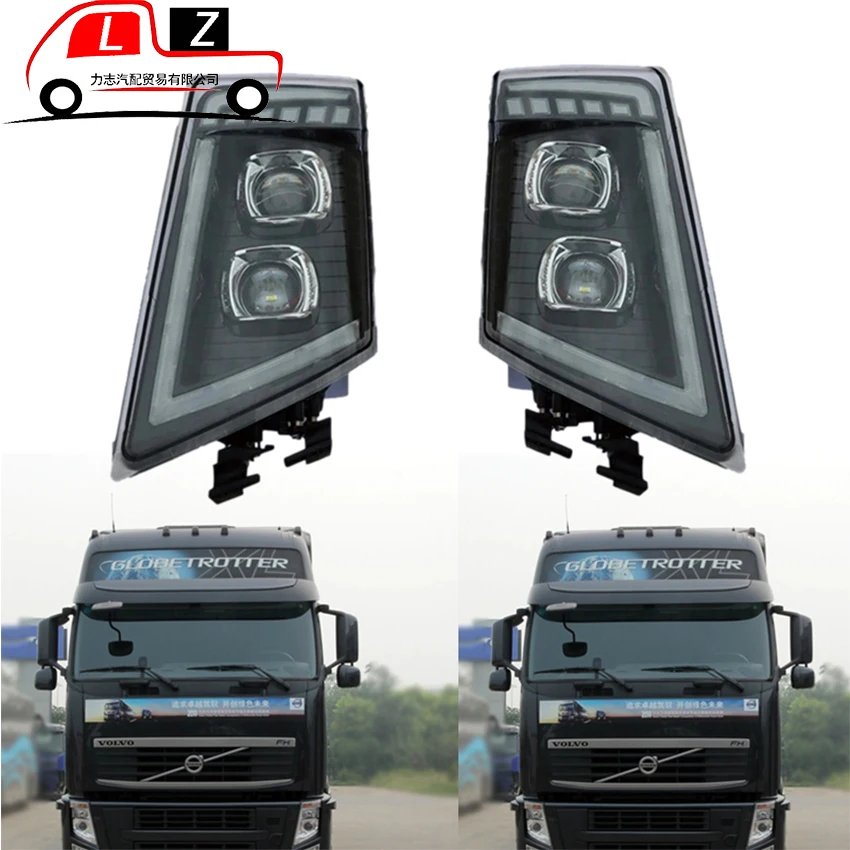 1 шт. полностью светодиодный головной фонарь для Volvo FH13 FH16 FM500 FH500 грузовика E APPROVE