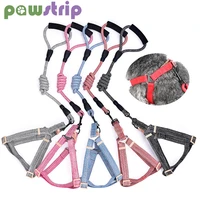 new dog leash chest harness set adjustable anti shedding pet traction rope for small medium dogs walking dog leashes pet items