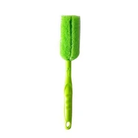 cup washing brush household kitchen milk bottle glass special cup brush long handle color scouring pad cup cleaning artifact
