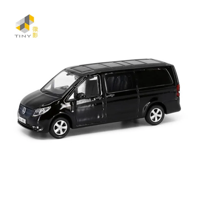 Крошечная модель автомобиля из черного сплава № 83 Бен-Чи Vito 1:64