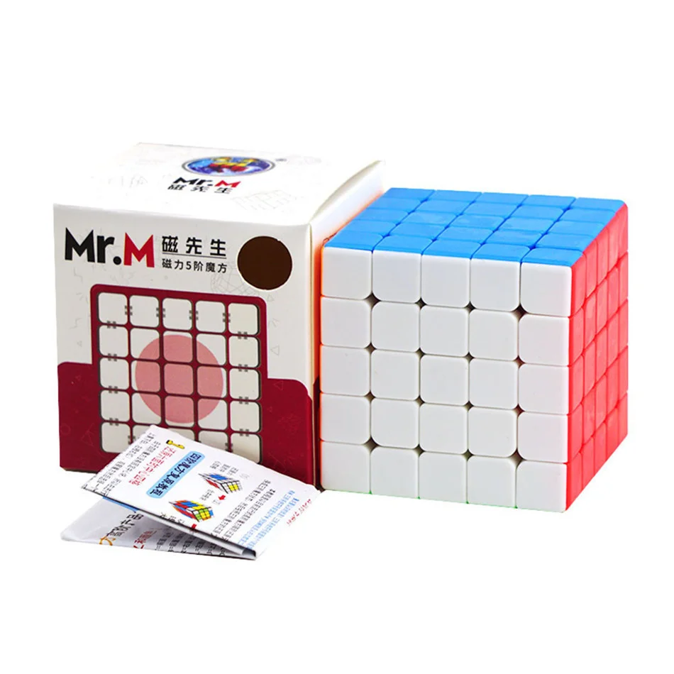 

Sengso Mr.M 5x5x5 Magnetic Cube Shengshou 5x5 Mr m Speed Magic Puzzle Cubo Magico 5*5 Magnets Game Educational Cube Toy