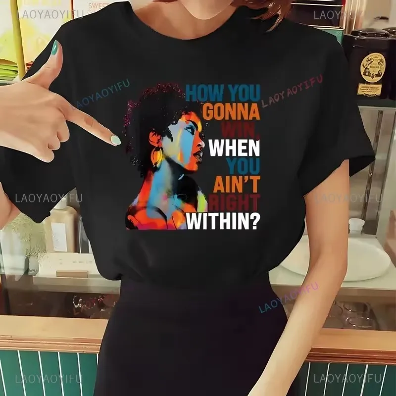 Фото Мужская одежда Lauryn Hill Fugees Los Famosos Camiseta Clasica, футболки, хлопковая одежда певицы, футболка с коротким рукавом №3