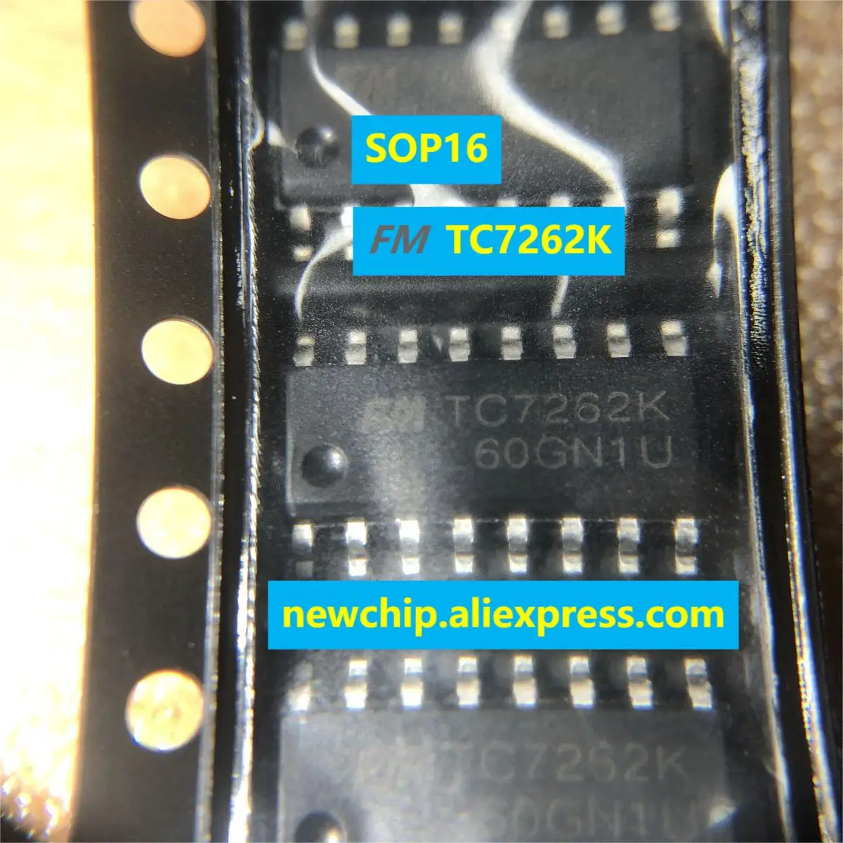 

4000pcs~10pcs TC7262K SOP16 FM LED Display Line Driver Chip IC 6.5V2.5A TC7262K Can Replace TC7258GN/J