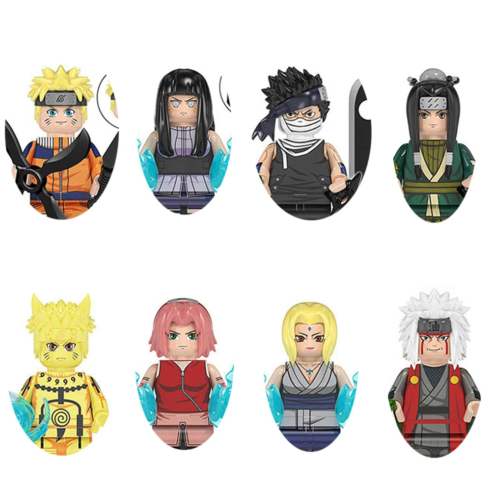 Наруто строительные блоки Хокаге кирпичи фигурка мелкие частицы мозаика кукла