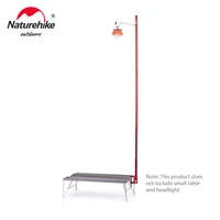 naturehike portable folding lamp pole ultralight compact aluminum alloy camping light pole nh19pj003