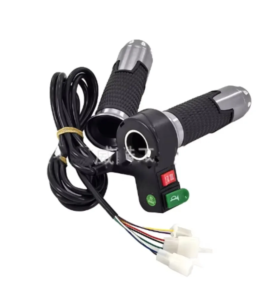 Ручка дроссельной заслонки 60 В 3-скоростной переключатель передач с звуковым