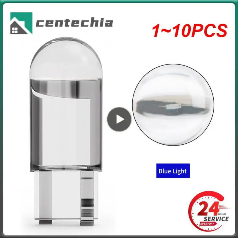 

Автомобильная лампа Canbus COB 6000k для чтения, 1-10 шт, W5W, цвет белый/синий