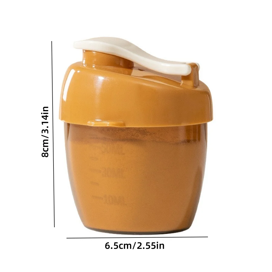 Фото Коробка-дозатор для детского сухого молока с 70 мл детского сухого молока можно носить с небольшой коробкой для одной еды и одной сеткой №2