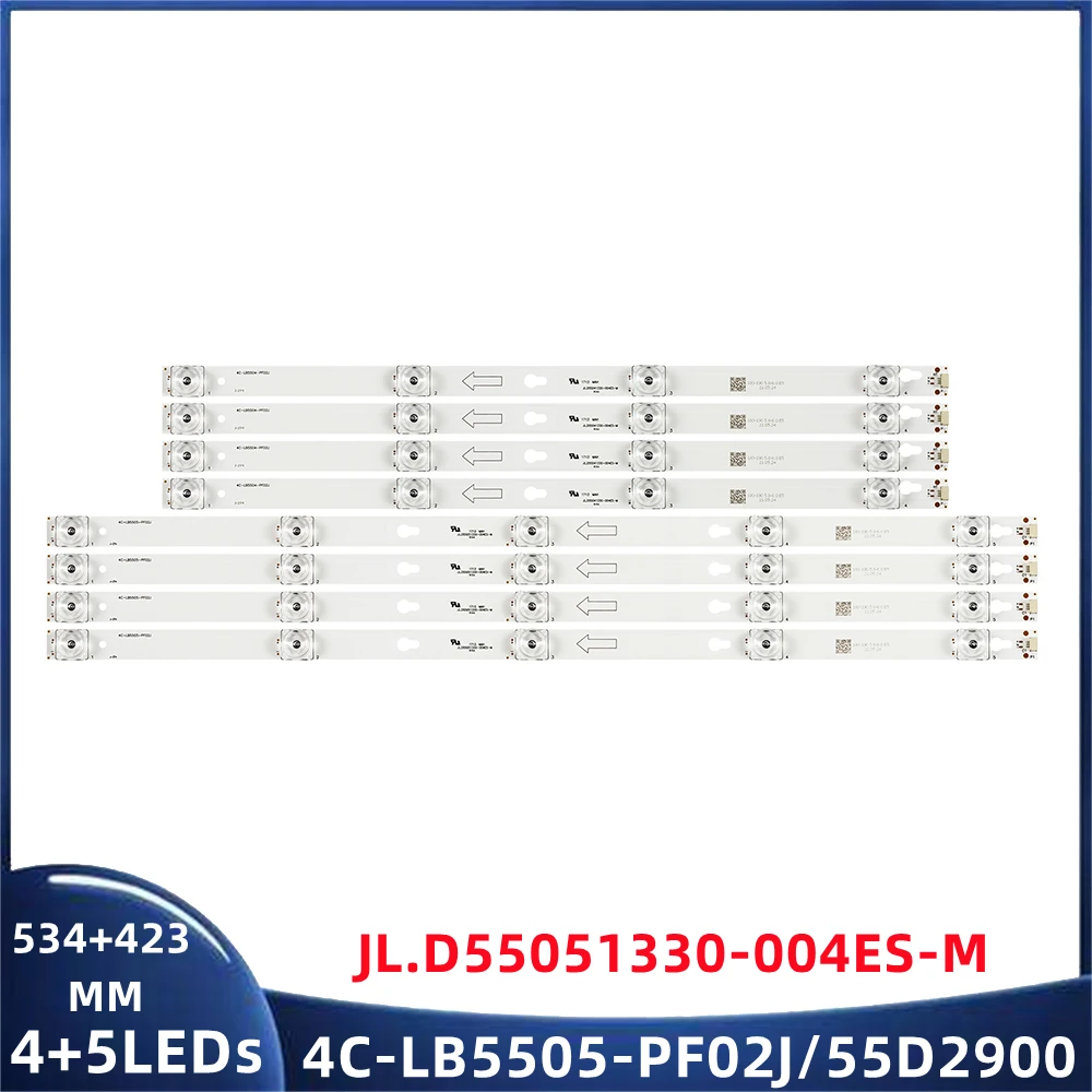 

LED Strips 55S405TKAA 55S405LEAA 55HR330M04B6 55HR330M04A6 L55P2-UDN B55A658U 55U6700C 55UV6416W For TCL L55P2-UD B55A858U
