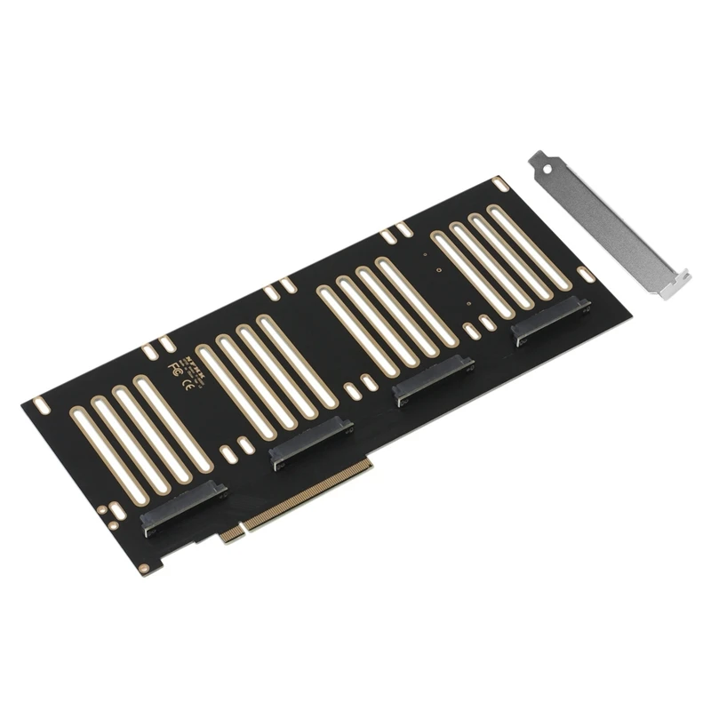 PCIE 3 0 X16 к U.2 SFF8639 хост-адаптер для PCIe SFF-8639 SSD Райзер-карта SATA-Express двойной отсек