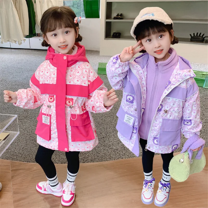 

Детская демисезонная куртка на девочку, со съемной подкладкой