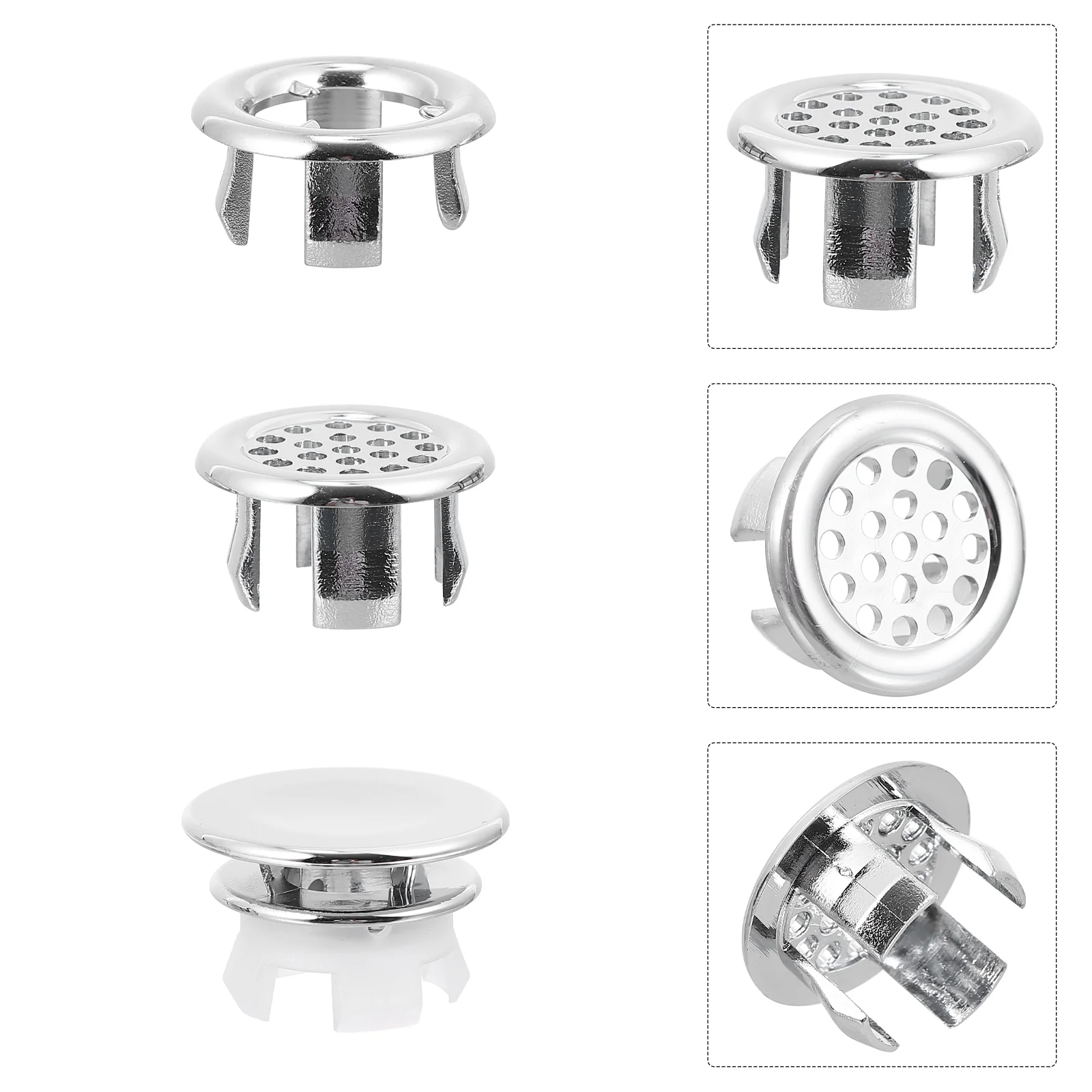 

Overflow Sink Basin Trim Cover Vanity Ring Insert Bathroom Hand Kitchenwater Hole Cap