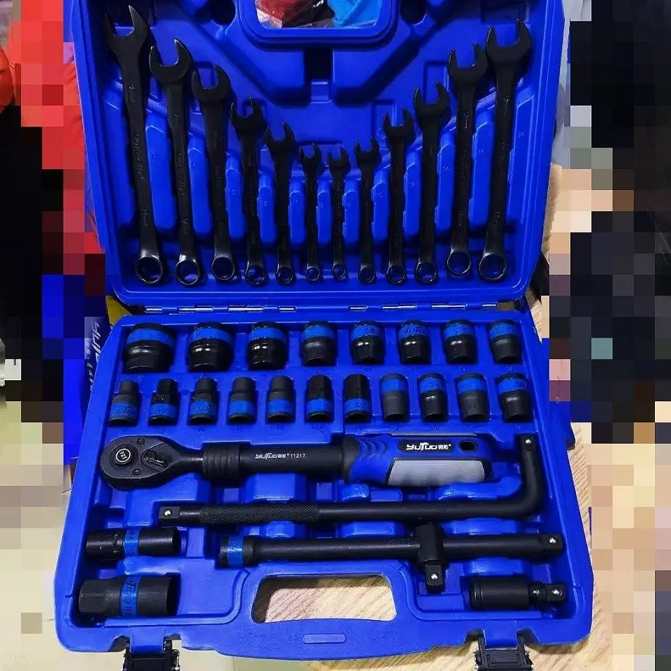 

38 PCs Pneumatic Telescopic Ratchet Wrench Combination Set Tools Car Repair Repair Kit
