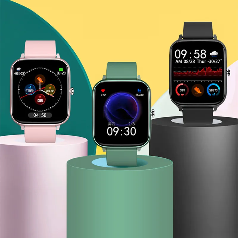 

P6 Smart Watch Bluetooth Cardio Smart Clock Sports Fitness Full Touch Whatsapp for Xiaomi Huawei IPhone Fashion Smart Watch 2022