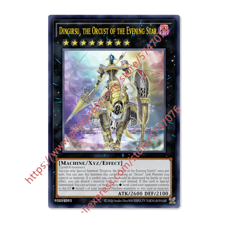 

Yu Gi Oh Dingirsu, the Orcust of the Evening SR Japanese English DIY Toys Hobbies Hobby Collectibles Game Collection Anime Cards