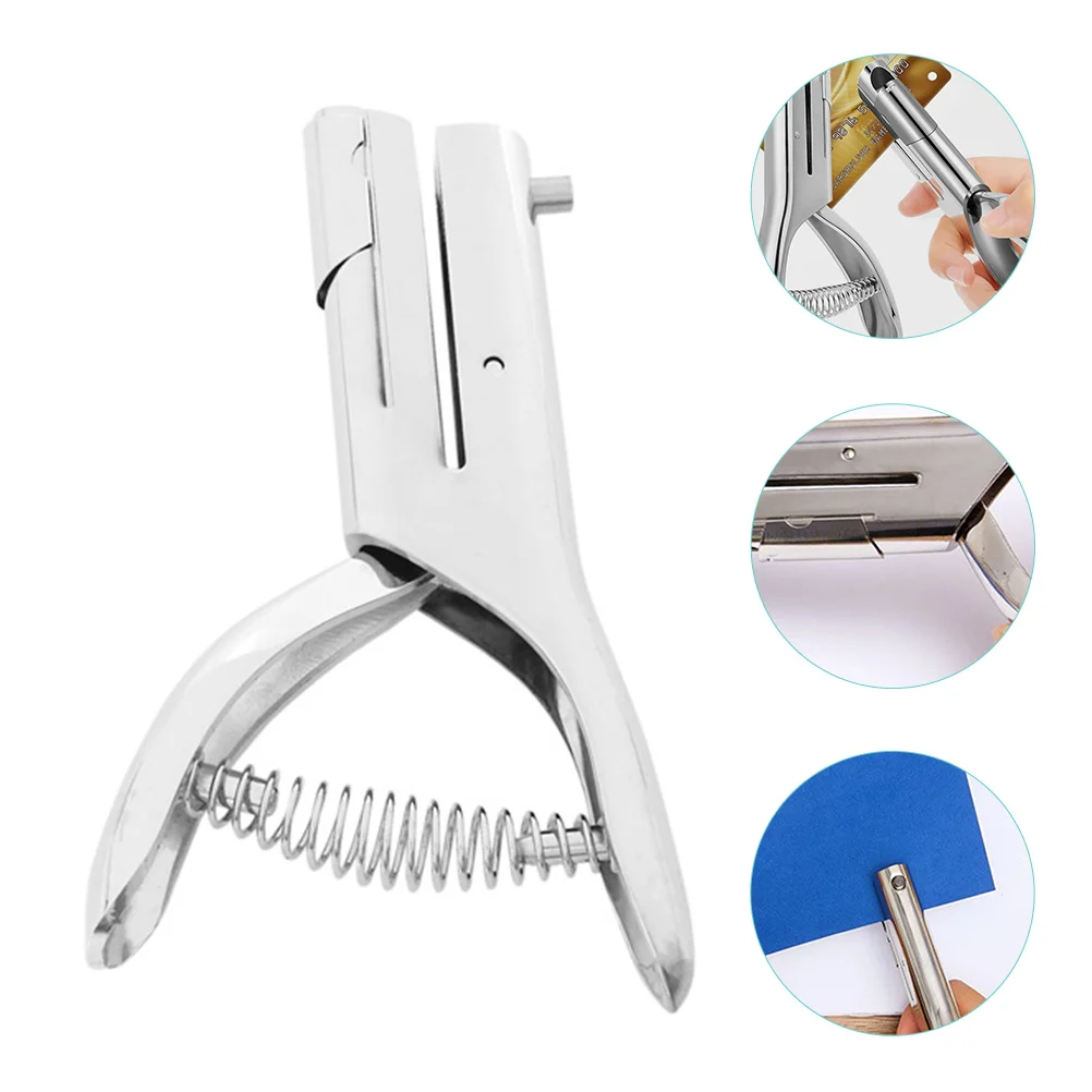 

Hole Punch Punchersmall Single Office Capacity Craft Held Hand Paper Duty Heavy One Handheld Badge