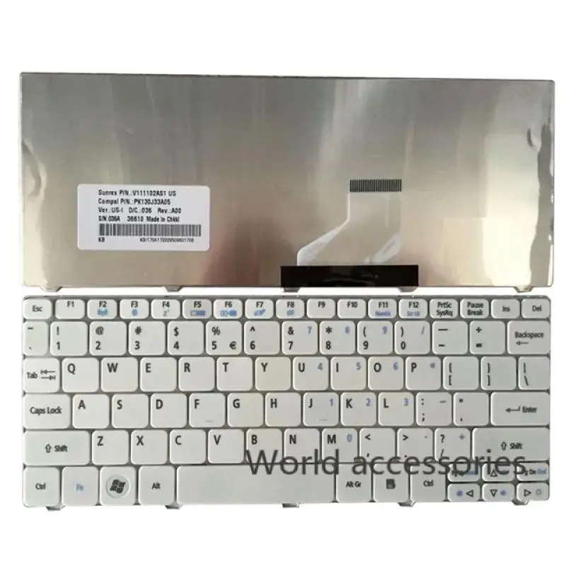 WYORESY США/RU новая клавиатура для ноутбука Acer Aspire One D255 D257 AOD257 D260 D270 521 532 532H 533 AO521 AO533