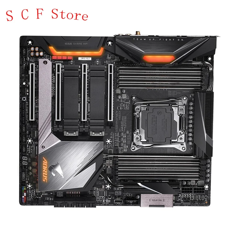 

For X299 X299X AORUS MASTER For Gigabyte LGA 2066 DDR4 256GB E-ATX Core i7-7800X Or Above X Series / Core i9 X Processors