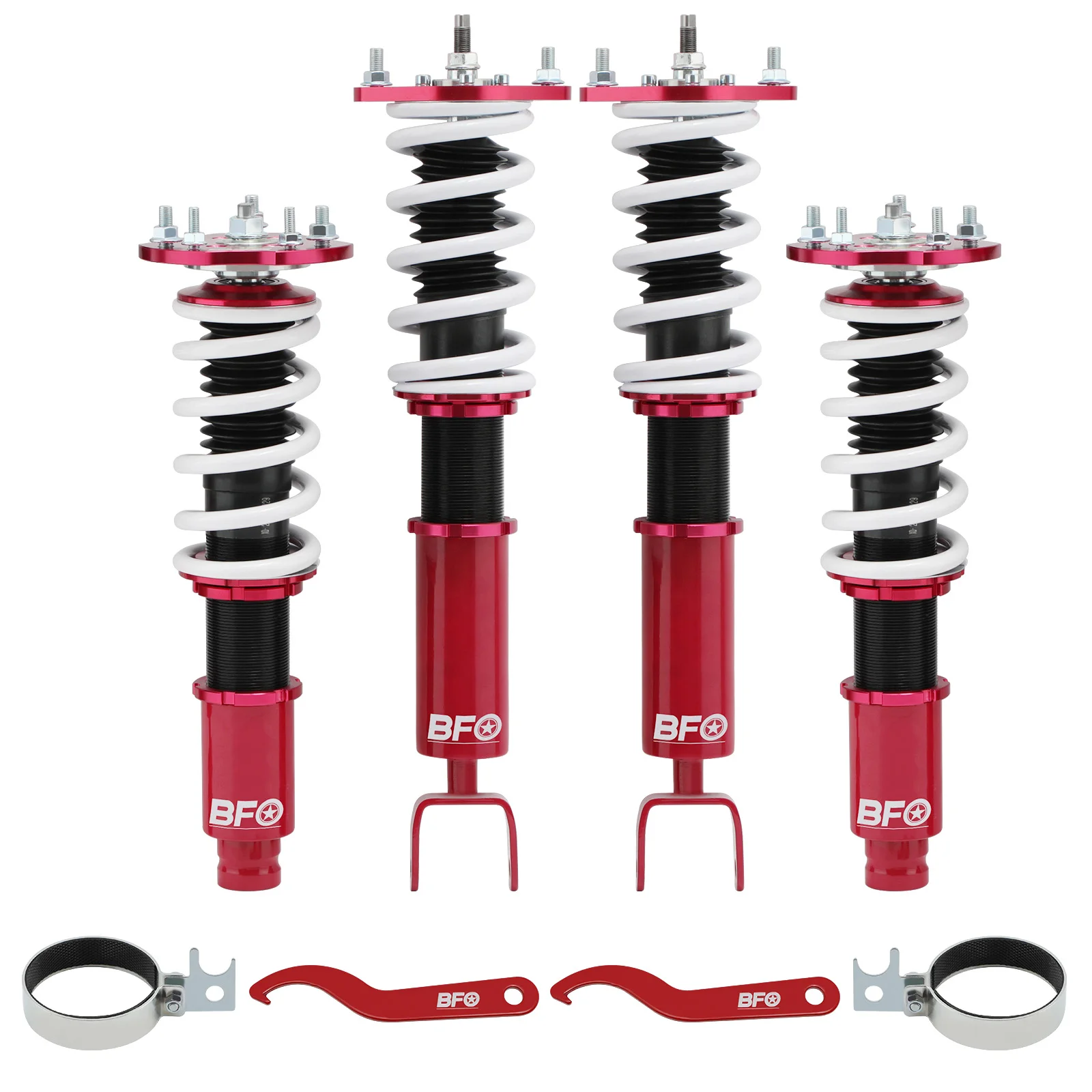 

BFO Adjustable Height Coilover Lowering Kit for Honda Prelude 1992-2001 BB1/BB2 Coilovers Suspension Spring Shock Struts