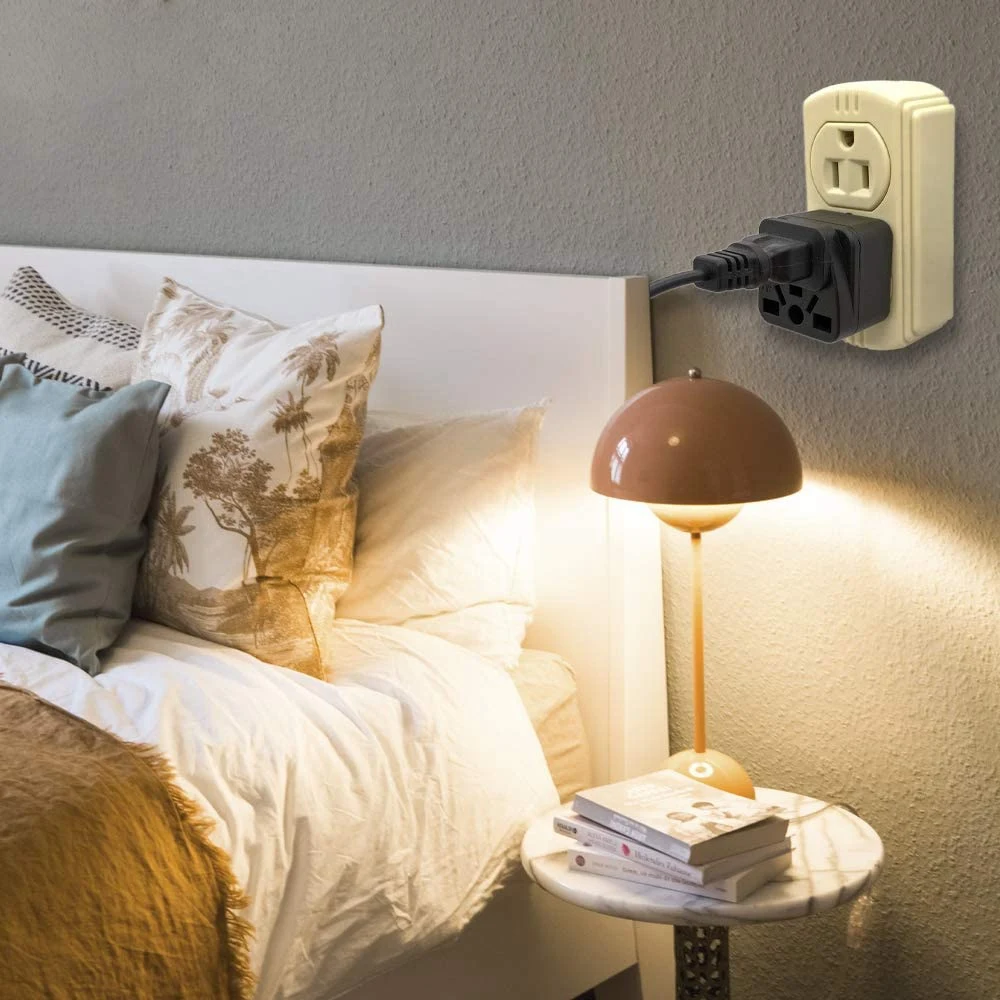 Адаптер дорожной вилки США EU/UK/AU/In/CN/JP/Asia/Italy/Brazil to USA (тип B) вилка 3 конвертер