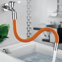 360%c2%b0 rotation faucet extenders bathroom adjust free bending faucet splashproof universal extension tube for wash basin nozzle