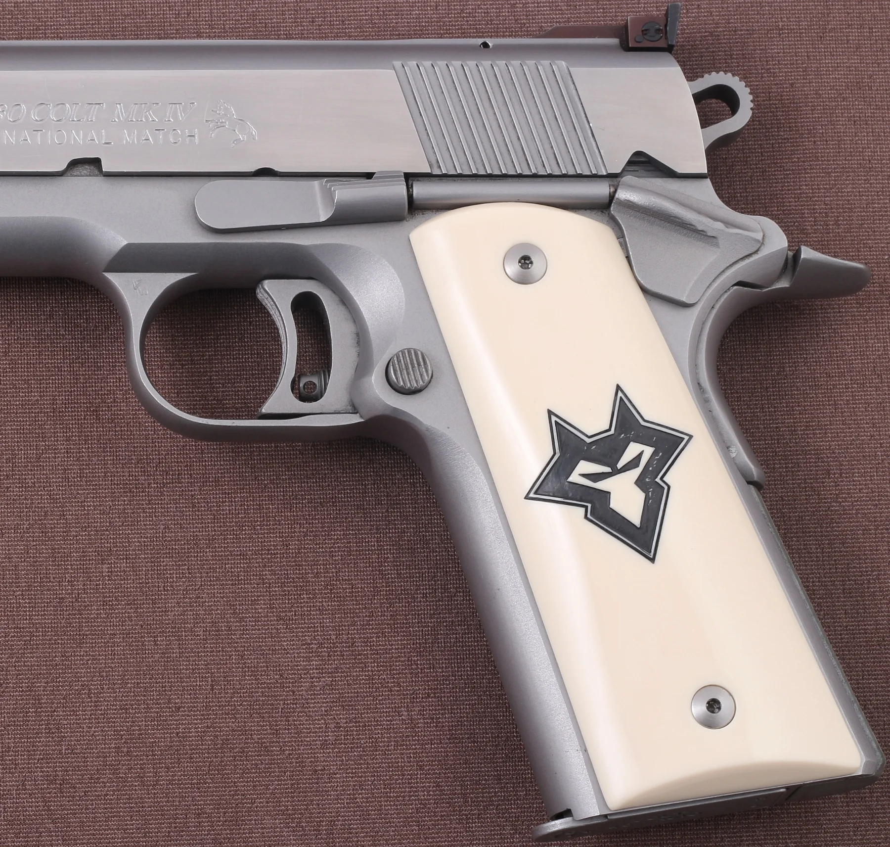 

Ksd Colt / Other 1911's Model Full Size Compatible Ivory Acrylic Grip for Replacement