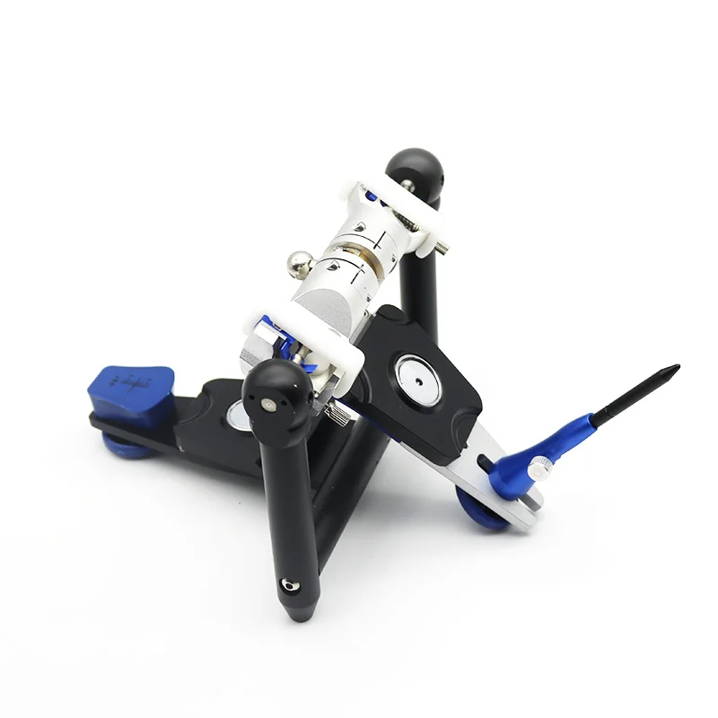 

Dental Fully-Adjustable Articulator Facebow Transfer Stand Mounting Magnetic Plates