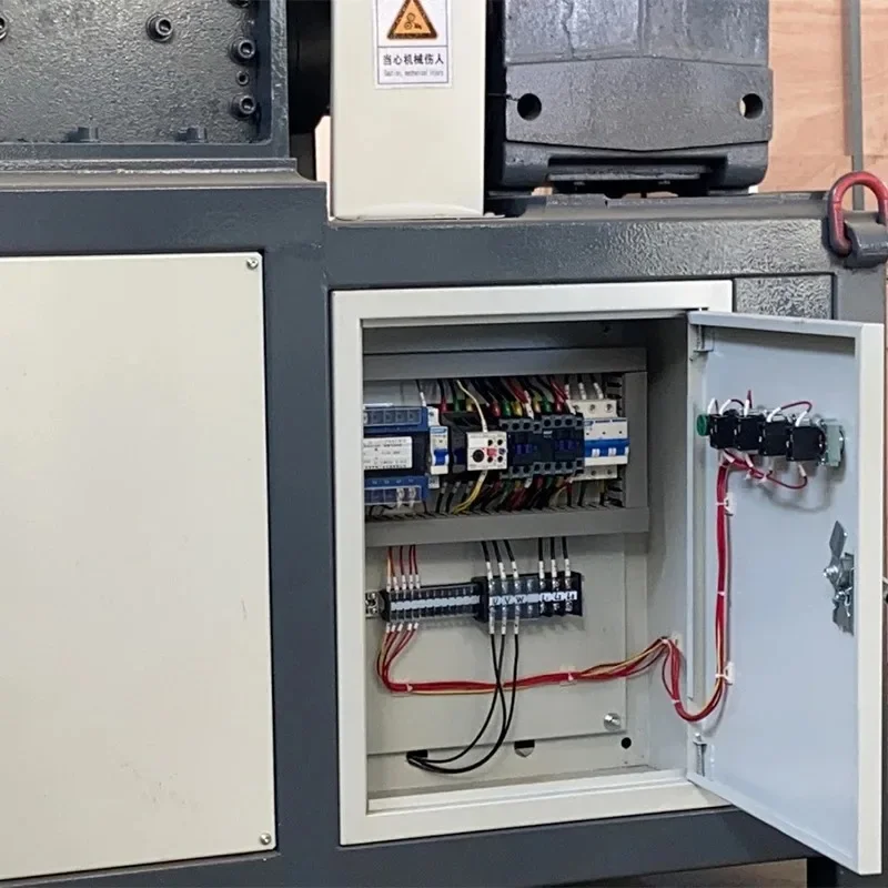 Большой промышленный измельчитель шин для пластмассы дерева металла удаляемая