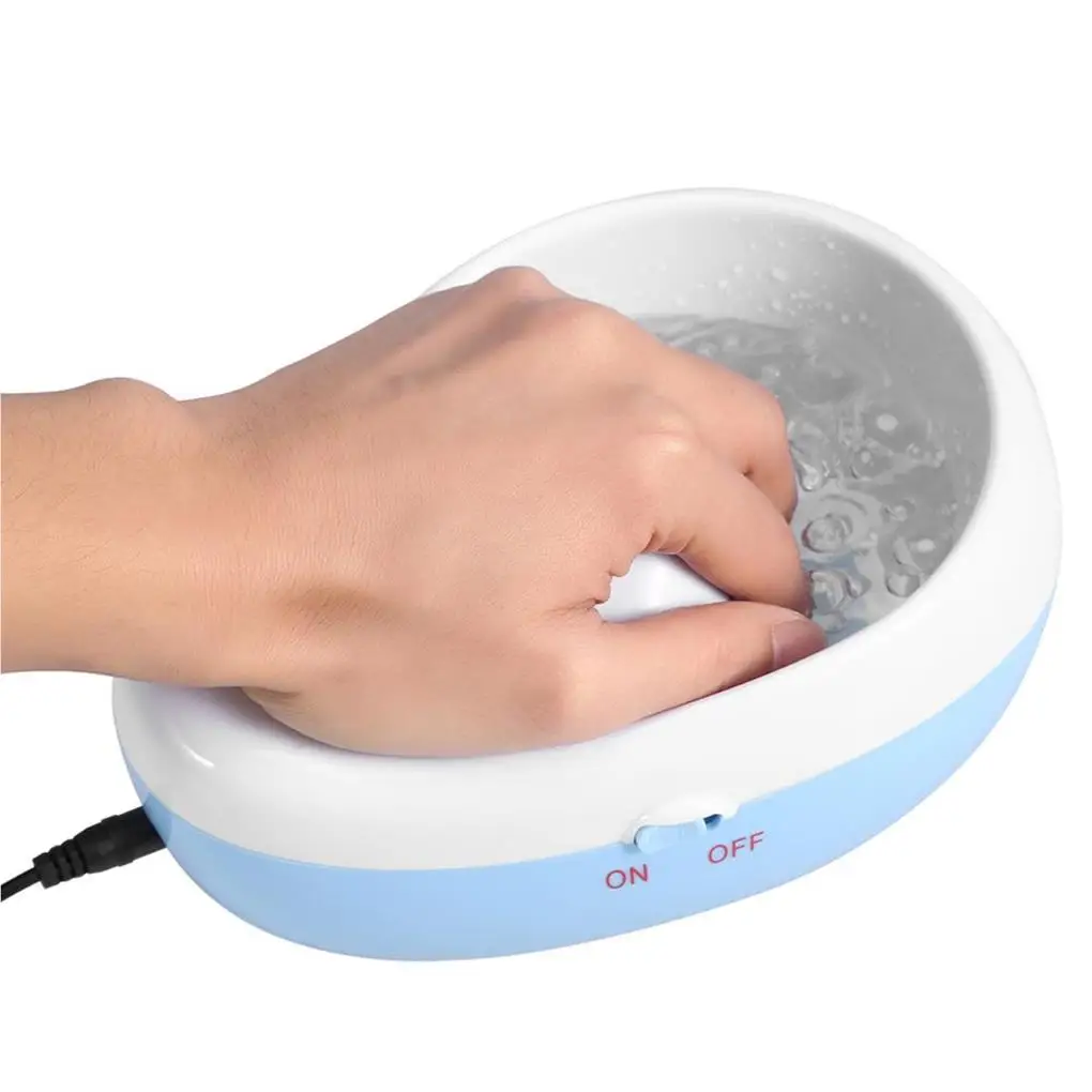 

Nail Bubble Massage Jet Spa Bowl Nail Polish Remover Dead Skin Softening Manicure Tools US