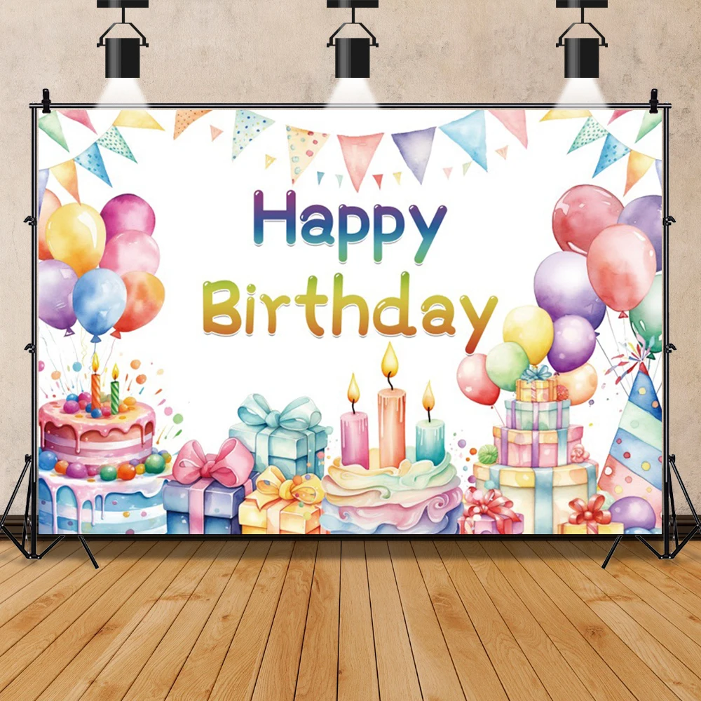 Фон для фотосъемки Laeacco с днем рождения