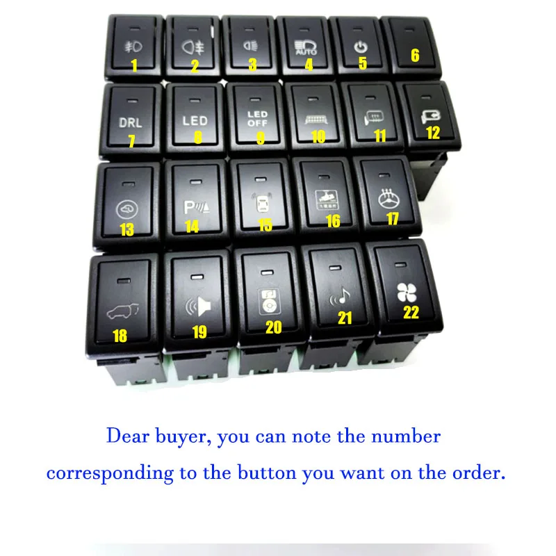 

1 шт. светодиодный Автомобильные светодиодные фары DRL, электронные Противотуманные фары для собак, лампы с подогревом зеркала, прожекторы, кнопка переключения, используется для Suzuki Jimny 07-15