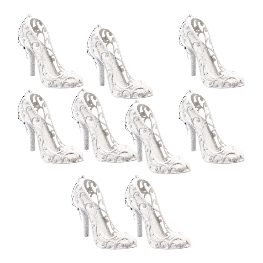 

Tree Christmas Hanging Pendantshigh Ornaments Ornament Heel Miniature Figurine Figure Crystal Bubble Decorations Style Festive
