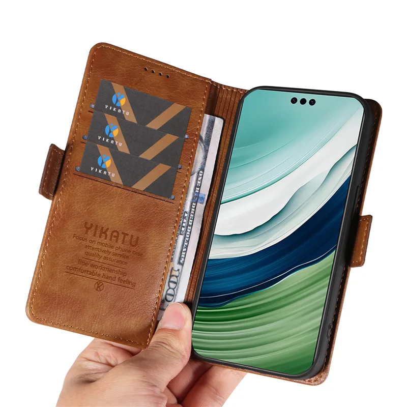 Чехол-бумажник с откидной крышкой Etui для Huawei Mate 60 Pro Plus Mate60 20 10 Mate10 Mate20 Lite Магнитный