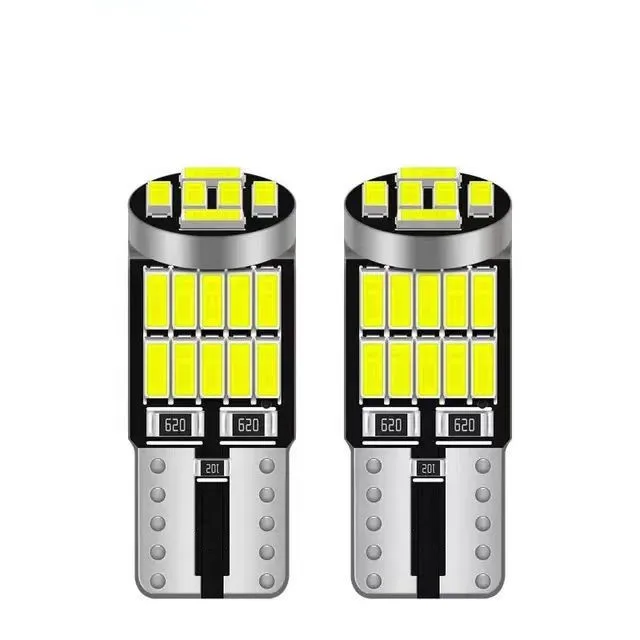 

Набор Из 10 Светодиодных Ламп W5W T10 Canbus 26SMD 12V Для Автомобиля: Сигнальные Лампы 194 168 Для Освещения Салона