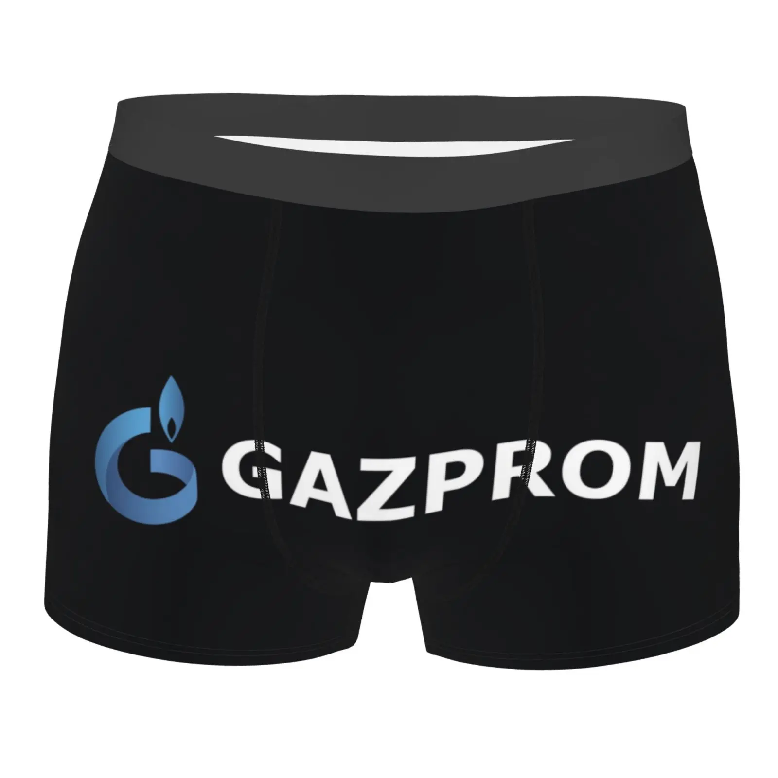 

Gazprom Russian Oil Company Logo 1535 Boxer Briefs And Top Set Pouch And Top Set Brand Long Leg Set Men Pack Men Sexy Clothing