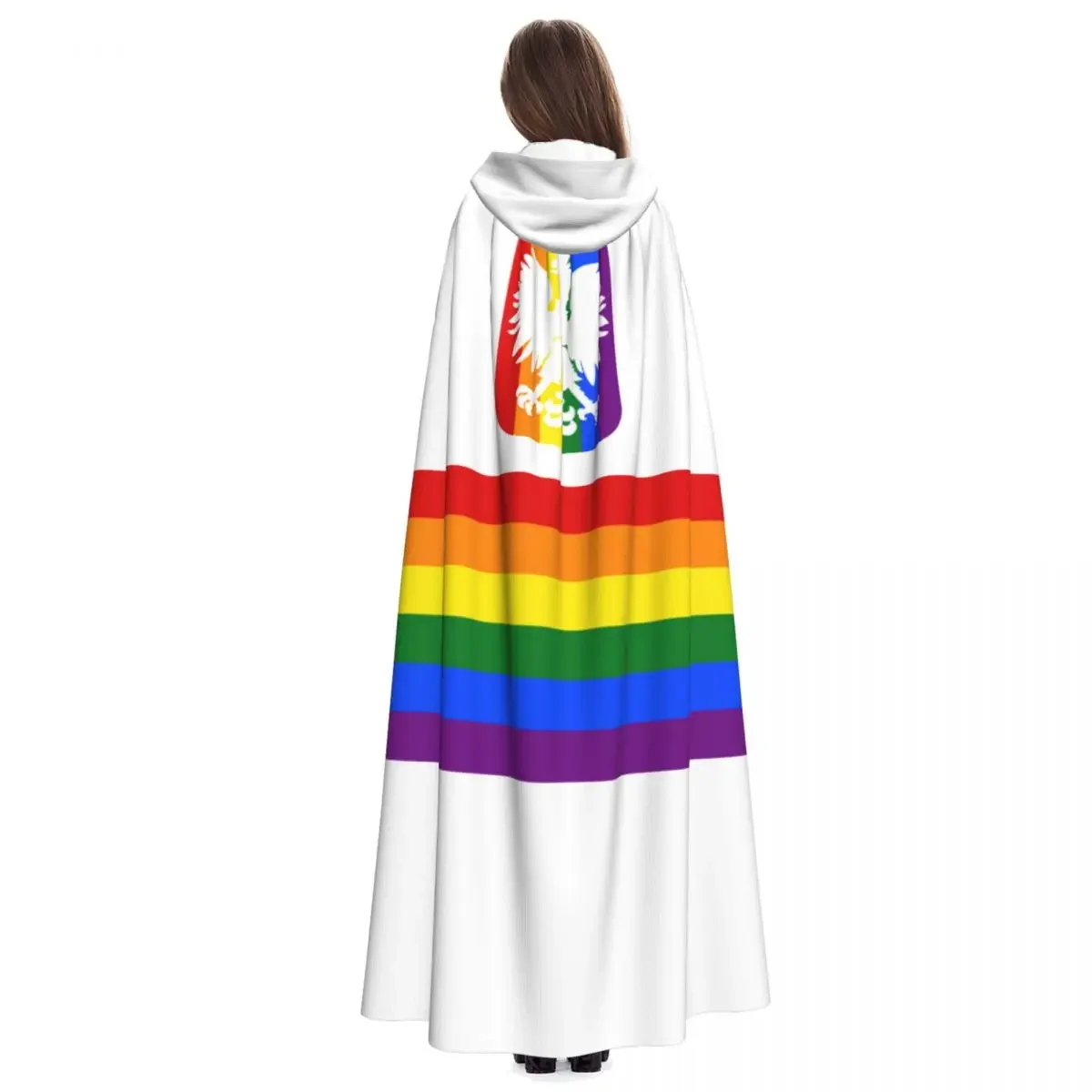 Накидка унисекс с капюшоном и флагом Польши