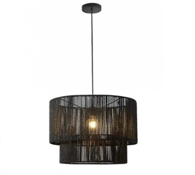 

Подвесной светильник HomeLover круглый из пеньковой веревки