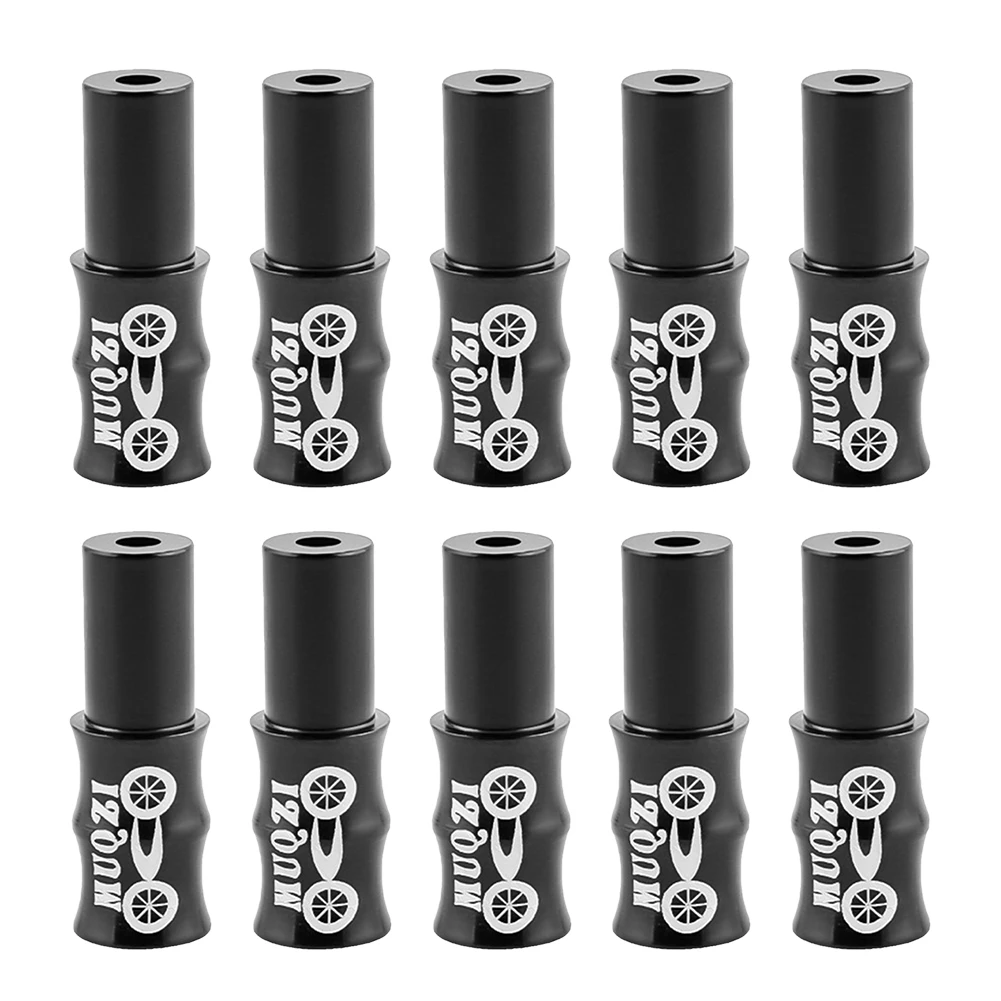

10pcs Bicycle Cable Cap Aluminum Alloy Hose Cap Bamboo Tube Cap Variable Speed Brake Mountain Road Cycling Accessories
