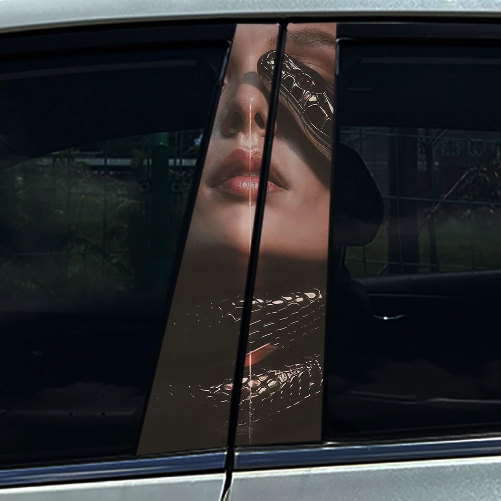 Крутые готические наклейки на автомобиль в виде змеи монахини автомобильные